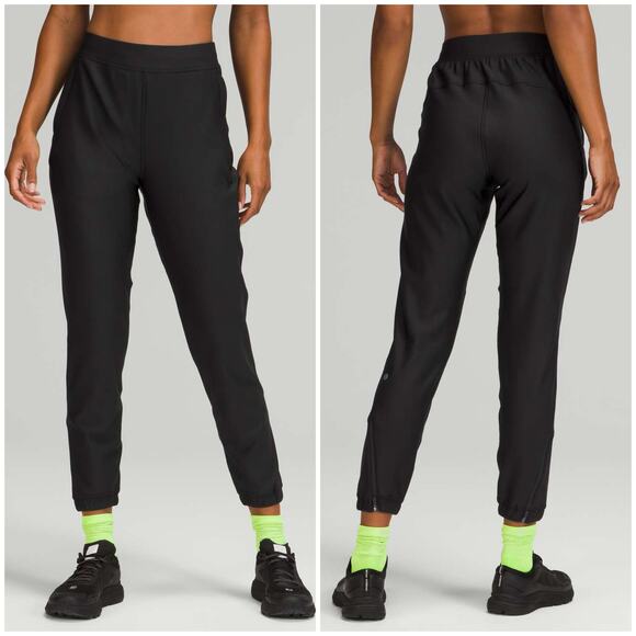 Lululemon Adapted State High-Rise Tech Fleece Jogger Black Size 6 Warm Layer - Picture 1 of 7